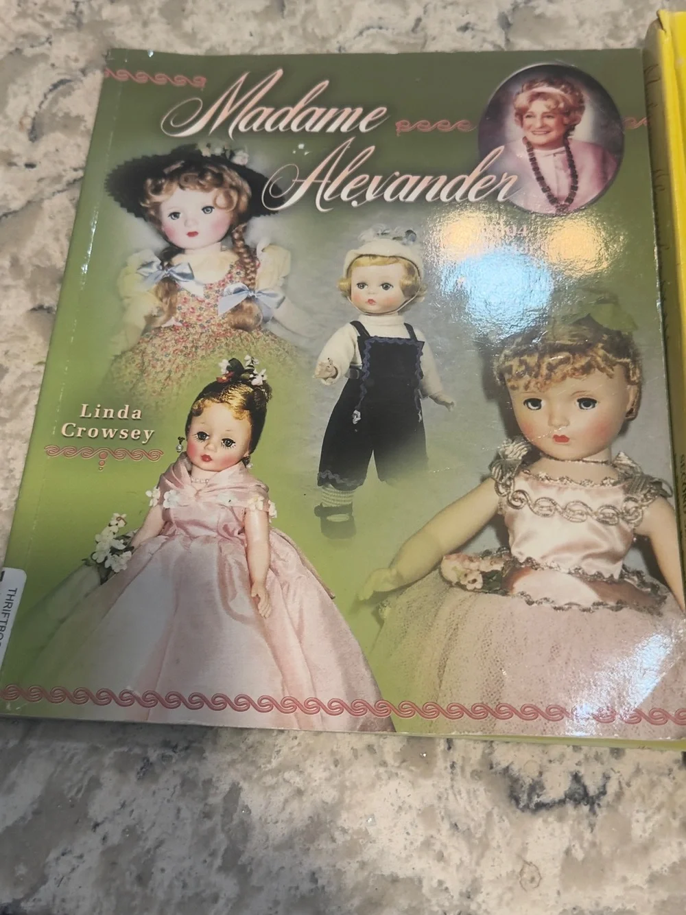 Madame Alexander Bright Yellow Collector's Dolls Book